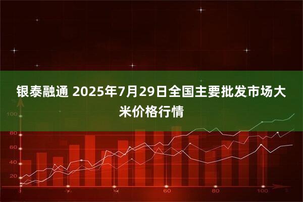 银泰融通 2025年7月29日全国主要批发市场大米价格行情